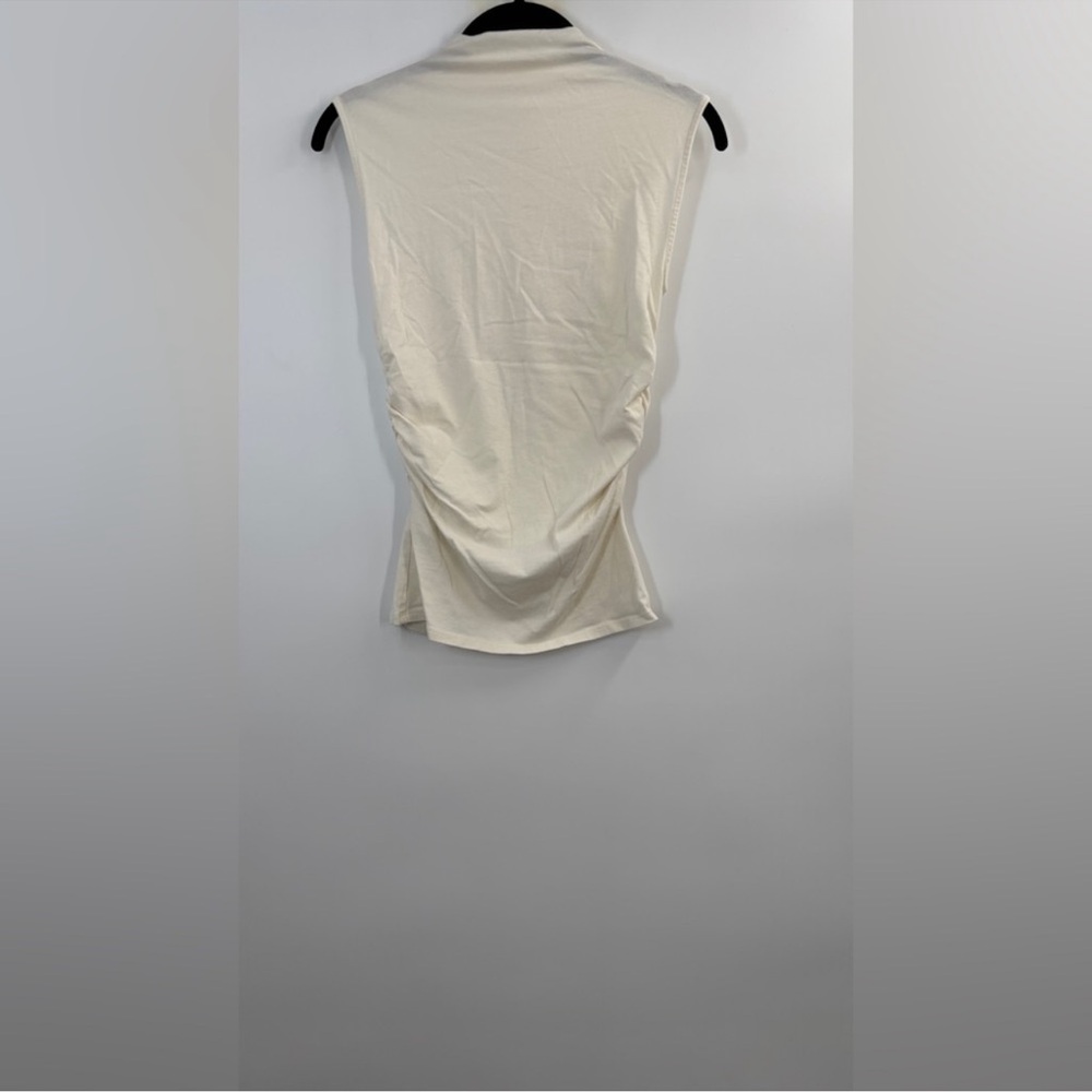 Madewell Ruched Mockneck Tank - Picture 5 of 6